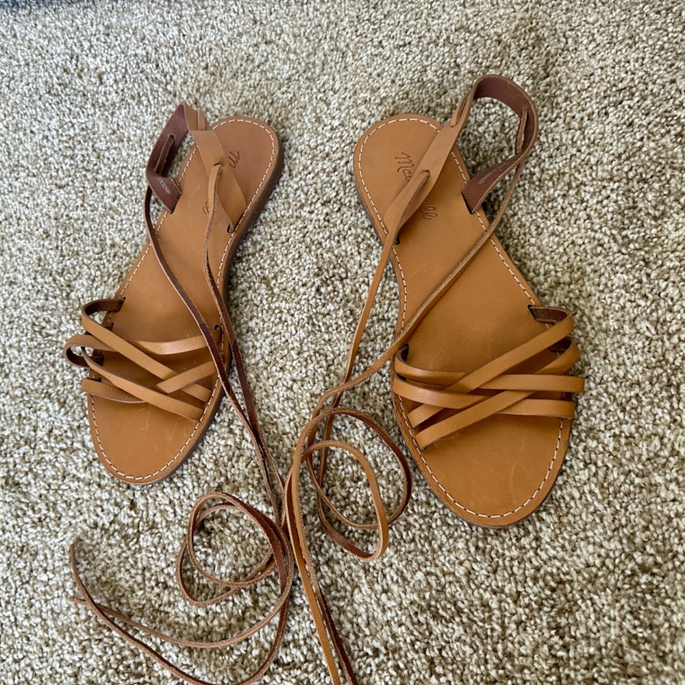 Madewell strappy leather sandals